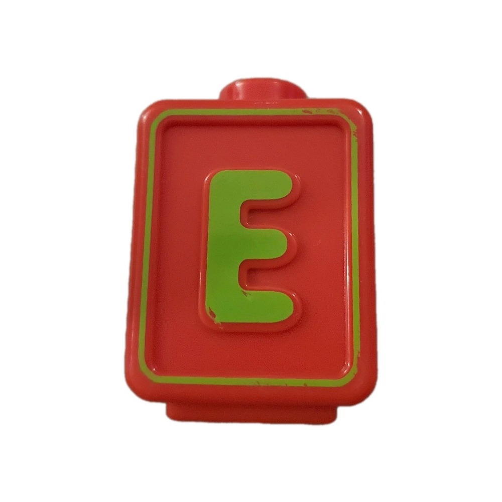 Vtech Alphabet Letters Activity Cube Replacement Doubled Sided E V  Block